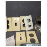 Electric Outlet Covers, Brass Tin & Copper 4" x