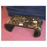 MCM Black Lacquer Chinoisserie Coffee Table