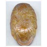 INDIANA GLASS OVAL MARIGOLD CARNIVAL GLASS