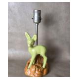 Vtg Deer Lamp Mid-Century Fawn