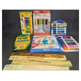 Mongol Watercolor Pencils, Expo Dry Erase Markers