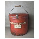 Vintage Blizzard Bucket Ice Cooler Picnic Cooler