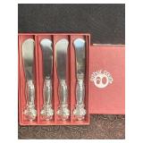 NIB ARTHUR COURT STAINLESS BUTTER KNIFES