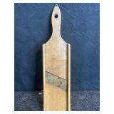 VINTAGE SMALL WOOD VEGETABLE SLICER