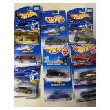 9 NOS Die Cast Cars Hot Wheels