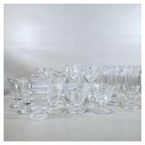 VTG. FOOTED SUNDAE & PARFAIT GLASSES