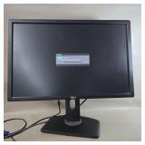 24" DELL FLAT SCREEN MONITOR ON ADJUSTABLE STAND