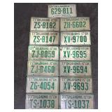 DOZEN 1977 OKLAHOMA LICENSE PLATES OKLAHOMA IS OK