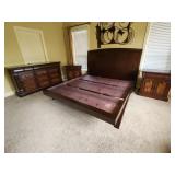 King Size Bedroom Suit Bed Frame Dresser