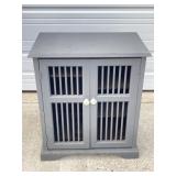 STURDY CABINET PROJECT W/ SLAT DOORS