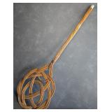 Vintage Rattan Rug Beater - Primitive