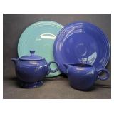 Vintage Fiesta Fiestaware Shades of Blue Pitcher
