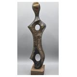 WILDWOOD MIRO BRONZE SCULPTURE 14.5" TALL