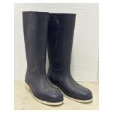 Pair of Black Rubber Tingley Boots Mens 7