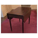 Antique Walnut Drop Leaf Table w/ Drawer