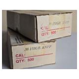 2 Boxes Red Line .38 158GR RNFP Bullets for Reload