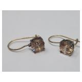 Sterling Silver Earrings Gold Plated