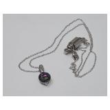 Sterling Silver Mystic Topaz Necklace