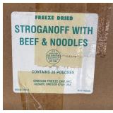 Stroganoff w/ Beef & Noodles Freeze Dried Food 20