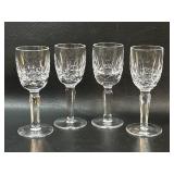 4 Waterford Crystal Kildare Cordial Glasses