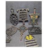 Vintage Cast Iron , Brass & Other Metal Trivets