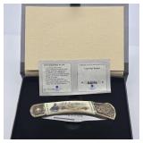 CIVIL WAR COMMEMORATIVE FOLDING KNIFE THOMAS