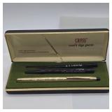 CROSS 12K GOLD FILLED SOFT TOP PEN SET