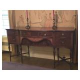 1931 Federal Style Mahogany Buffet w/ Inlay