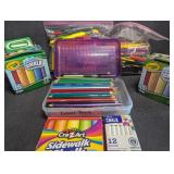 Colored Pencils, Pens , Markers, Chalk & More