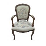 Vintage French Louis XV Style Armchair with