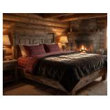 85" x 87" Pottery Barn Faux Fur (blanket only,