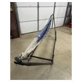 FOLD AWAY HAMMOCK FRAME GOOD CONDITION W/ BLISS