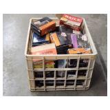 Crate of Hardware Screws Nails Tools etc