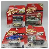 JOHNNY LIGHTNING NOMAD, MYSTANG, GTO & CHEVY