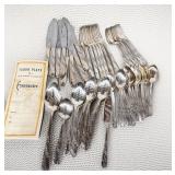 Lot of Tudor SilverPlate Flatware 45+ Pieces