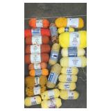 Yarn Lot, Shades of Yellow & Orange, Big Twist,