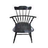Nichols & Stone Black Windsor Arm Chair