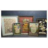 Art Deco Framed Mother Poems ++