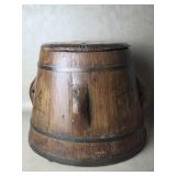 Antique Asian wooden Rice/ Grain Barrel ?