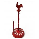 Cast Iron Rooster Paper Towel Holder