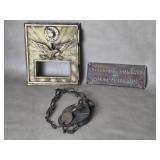 US Post Office Box Brass Door Flying Eagle Single