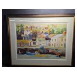 Flushing harbour Cornwall by Richard Tuff