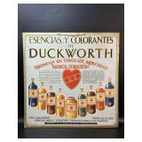 1925 Duckworth Flavorings Sign Spanish Language