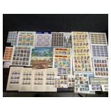 VINTAGE SHEETS U.S. POSTAGE STAMPS VARIOUS