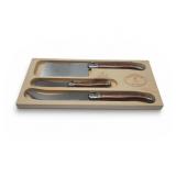 Laguiole Jean Dubost 3-Piece Cheese Set with