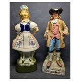 Ezra Brooks && Jim Beam Vintage Decantei