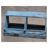 Rustic Weathered Blue Chicken Farmhouse Nesting