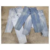 Levis 505 & 550 Relaxed Fit Jeans Distressed /