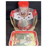 NOS COCA-COLA GALVANIZED ICE TUB, TIN & VINTAGE