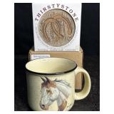 NOS ANGLERï¿½S EXPRESSION HAND DECORATED HORSE